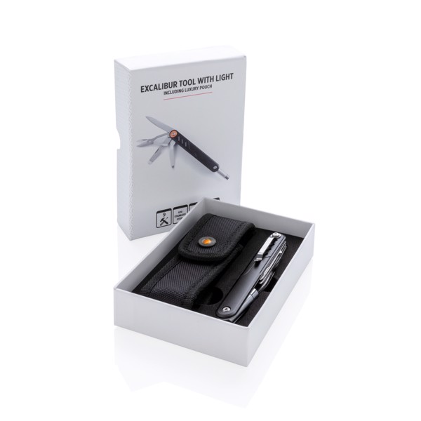 Multifunkční nůž Excalibur se světlem
