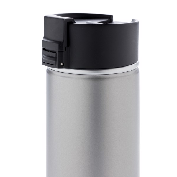 Bogota vacuum coffee mug with ceramic coating - Grey