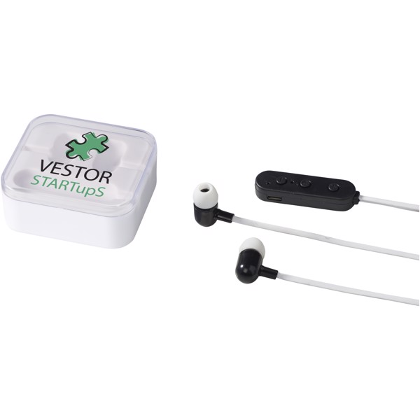 Colour-pop Bluetooth® earbuds - White