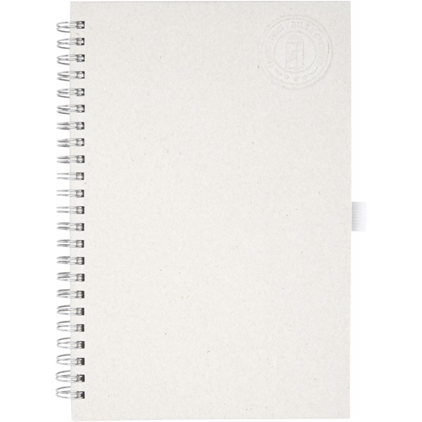 Dairy Dream A5 size reference recycled milk cartons spiral notebook