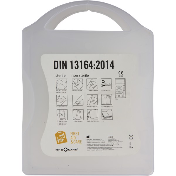 MyKit DIN first aid kit - Transparent White