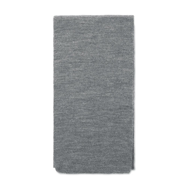 Scarf in RPET polyester Rafy - White / Grey