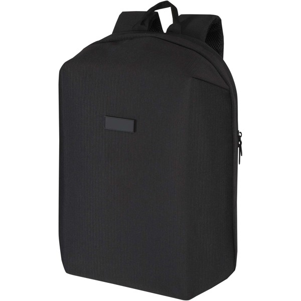 Luma 15\" GRS recycled anti-theft laptop backpack 10L - Black