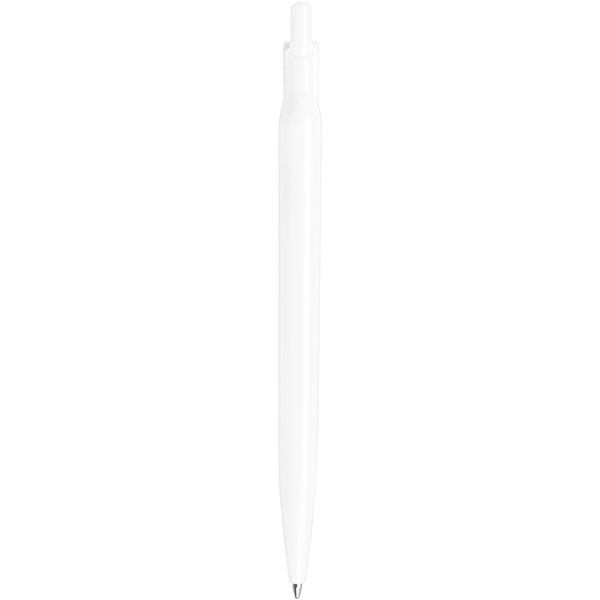Alessio recycled PET ballpoint pen (blue ink) - White