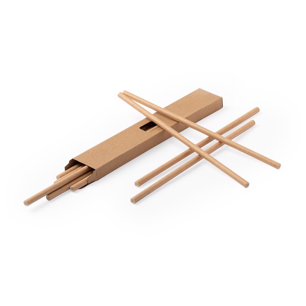 Straw Set Lantux - Brown