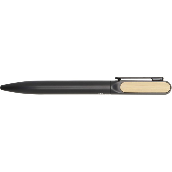 Laura A5 hard cover notebook and ballpoint pen gift set (black ink)