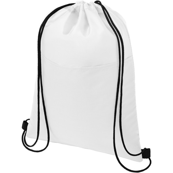 Oriole 12-can drawstring cooler bag 5L - White