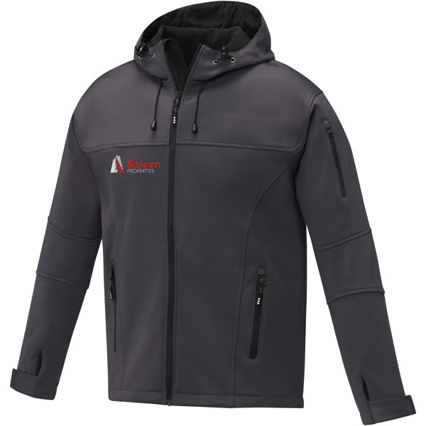 Match men's softshell jacket - Storm Grey / XS