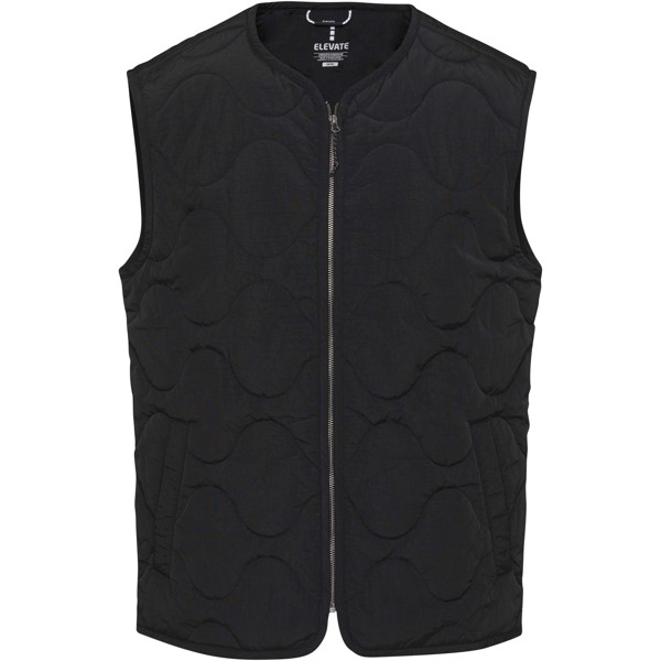 Quartz GRS recycled unisex quilted bodywarmer - Black / XL