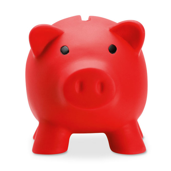 Piggy bank Softco - Red