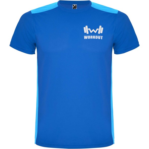 Detroit short sleeve unisex sports t-shirt - Royal Blue / Light Royal / roly-M