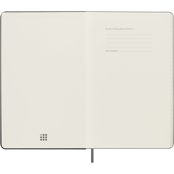 Moleskine hard cover undated L weekly planner