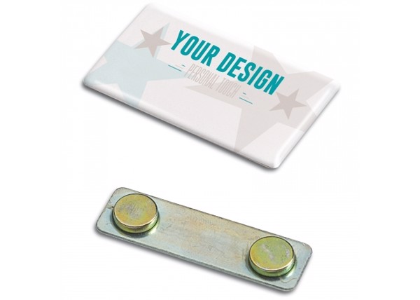 Namensschild mit Magnet