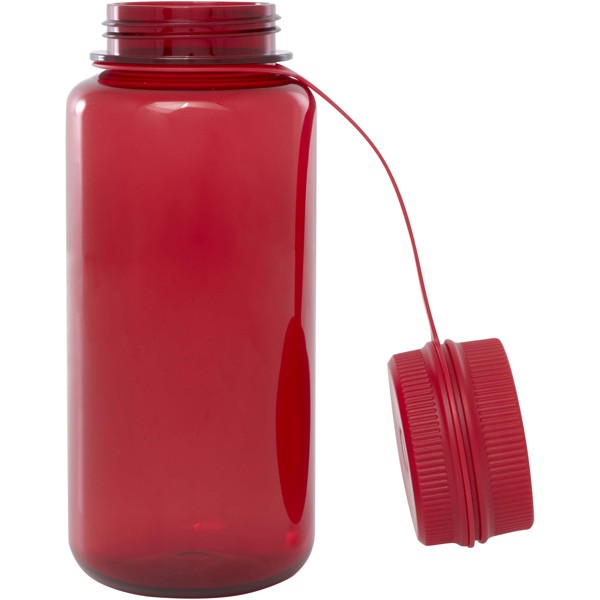 Ryder 900 ml RCS certified RPET sport bottle with multi-function lid - Red
