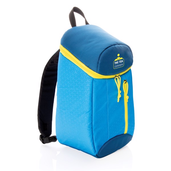 Hiking cooler backpack 10L - Blue / Yellow