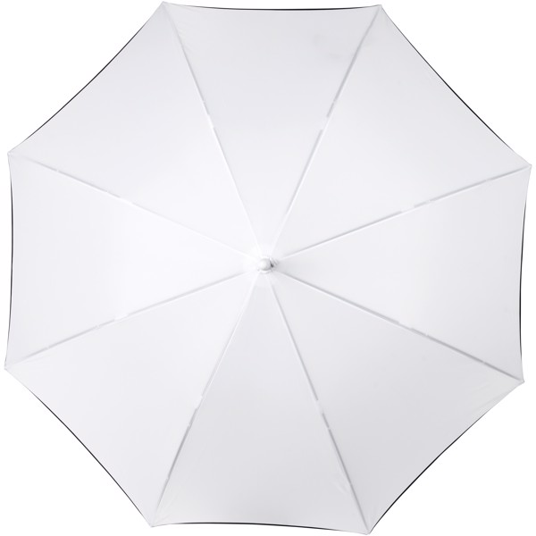 Kaia 23" auto open windproof colourized umbrella - White