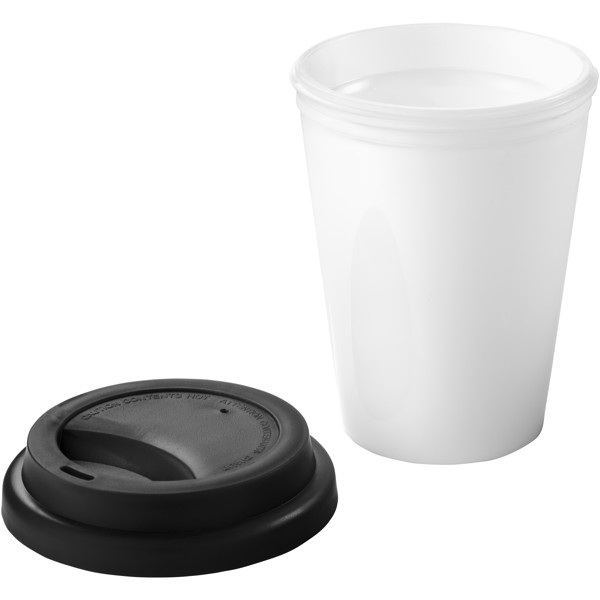 Zamzam 330 ml insulated tumbler - White / Solid black
