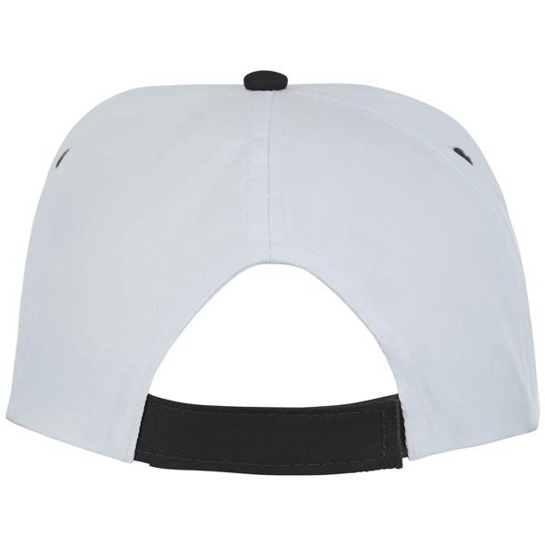 Icarus 5 panel duotone cap - Solid black / White