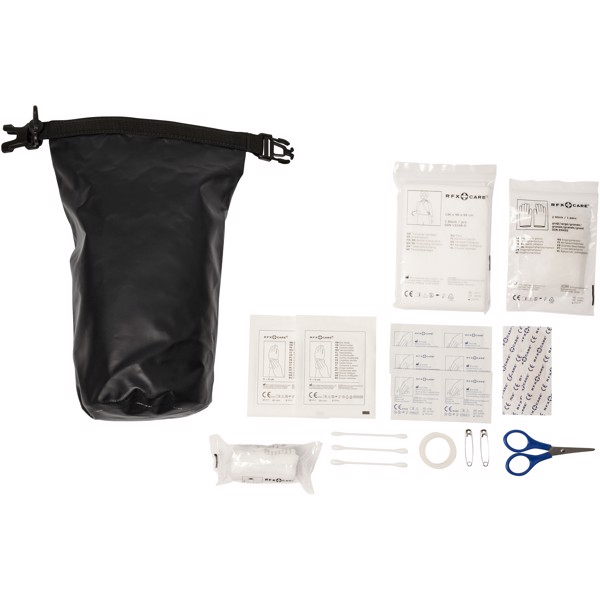Alexander 30-piece first aid waterproof bag - Black