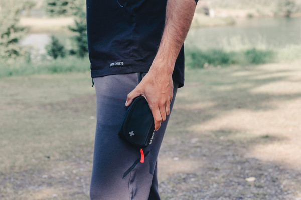 RCS recycled nubuck PU pouch first aid set mailable