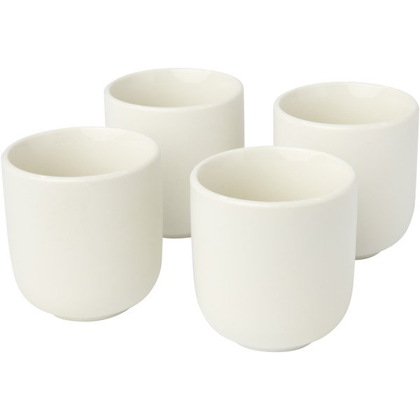 Male 4-piece 90 ml espresso cup - White
