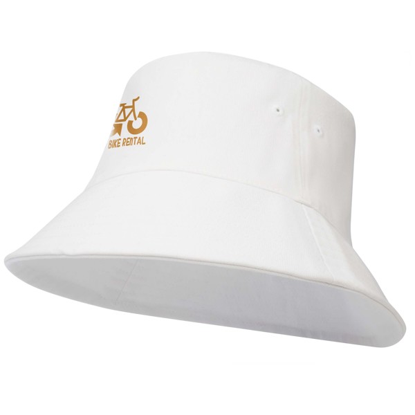 Wicklow recycled sun hat - White