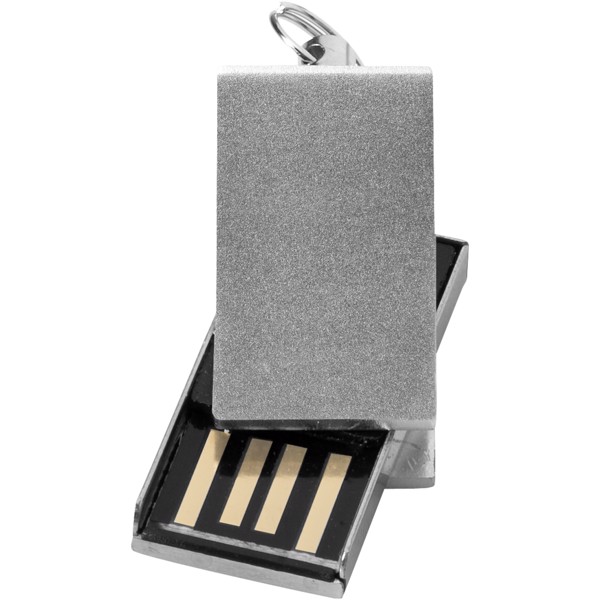 Memoria USB 'MINI ROTATE' - Plateado / 16GB