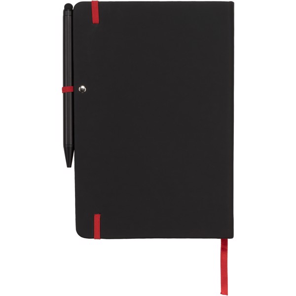 Noir Edge medium notebook - Black / Red