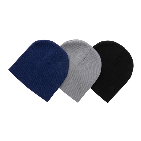Klasická beanie čepice Impact z Polylana® AWARE™ - Šedá