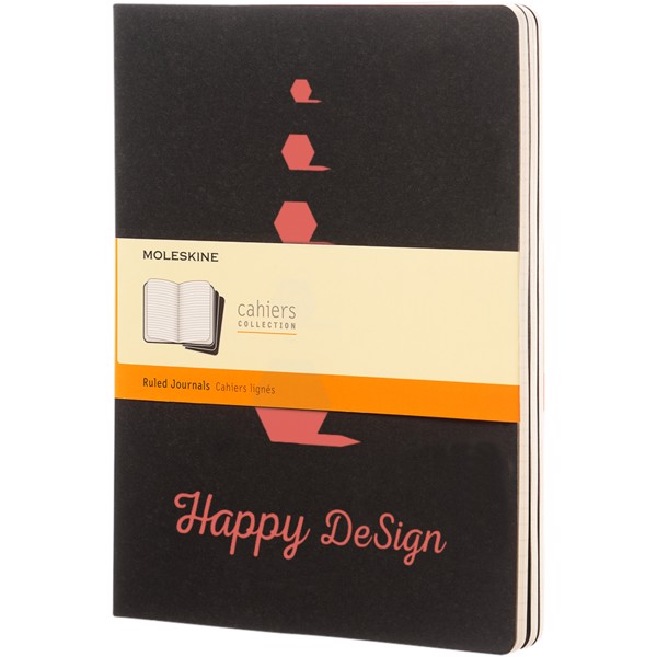 Moleskine Cahier Journal XL - ruled - Black