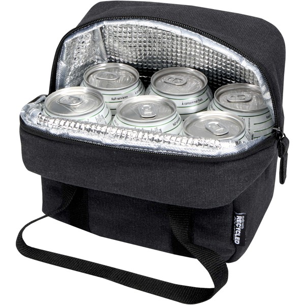 Recanvas GRS recycled lunch cooler bag 5L - Black