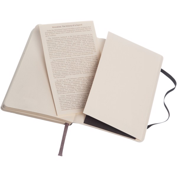 Classic PK soft cover notebook - dotted - Solid black