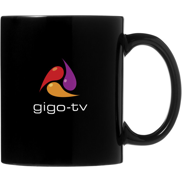 Santos 330 ml ceramic mug - Black