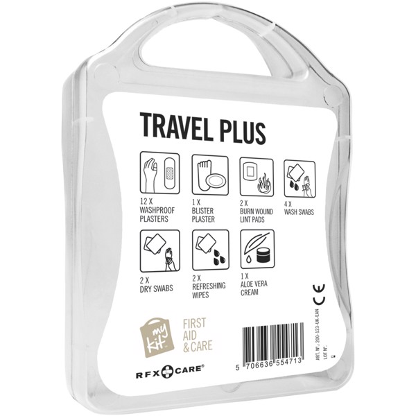 MyKit Travel Plus First Aid Kit - Transparent White