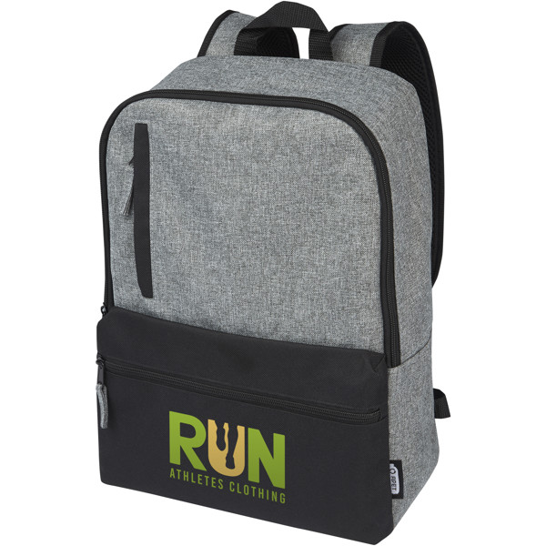 Reclaim 15\" GRS recycled two-tone laptop backpack 14L