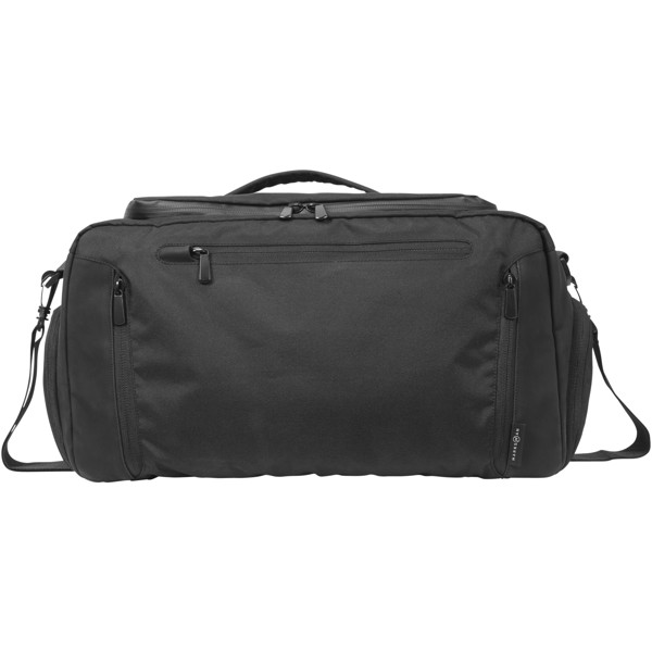 Deluxe duffel bag with tablet pocket