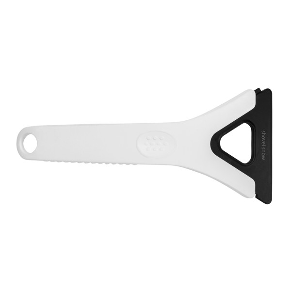 3-in-1 ice scraper - White / Black