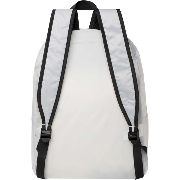 EcoFold RPET foldable backpack 15L - White