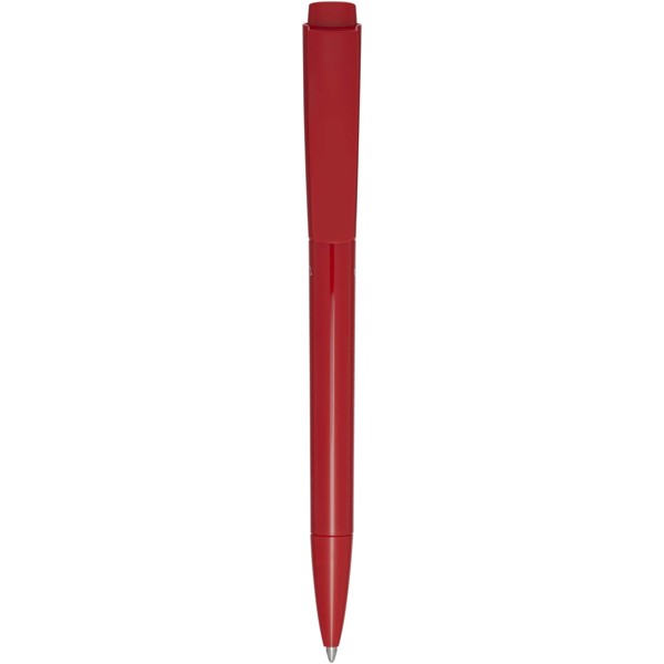 Martha recycled plastic ballpoint pen (blue ink) - Red