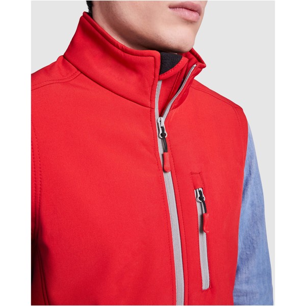 Nevada unisex softshell bodywarmer - Red / S