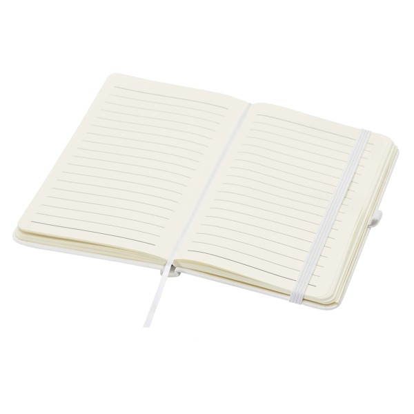 Spectrum Plus A6 hard cover notebook - White