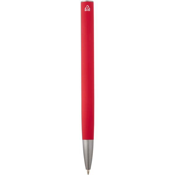 Ziguur recycled aluminium ballpoint pen (black ink) - Red