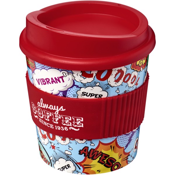 Hrnek s rukojetí Brite-Americano® primo 250 ml - Červená s efektem námrazy