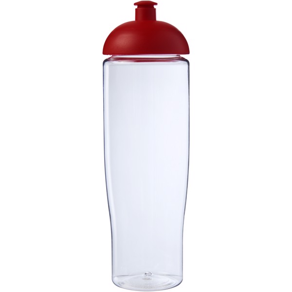 Sportovní láhev s kupolovitým víčkem H2O Tempo® 700 ml - Průhledná / Červená s efektem námrazy