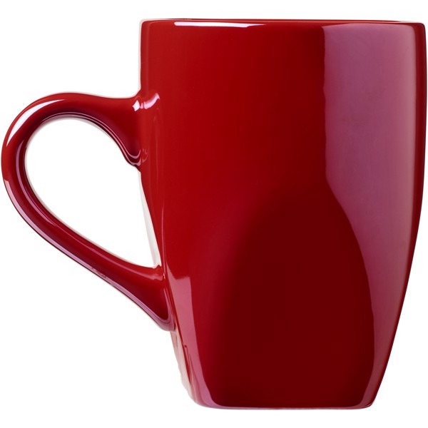 Taza de cerámica de alto brillo “Cosmic” - Rojo