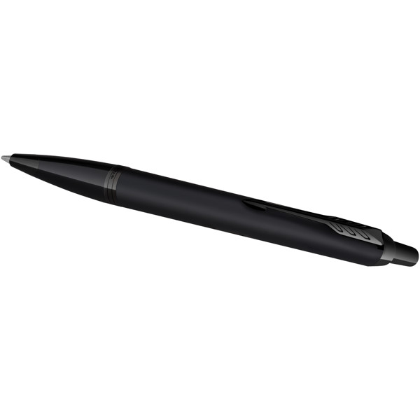 Parker IM achromatic ballpoint and rollerball pen set with gift box (black/blue ink)