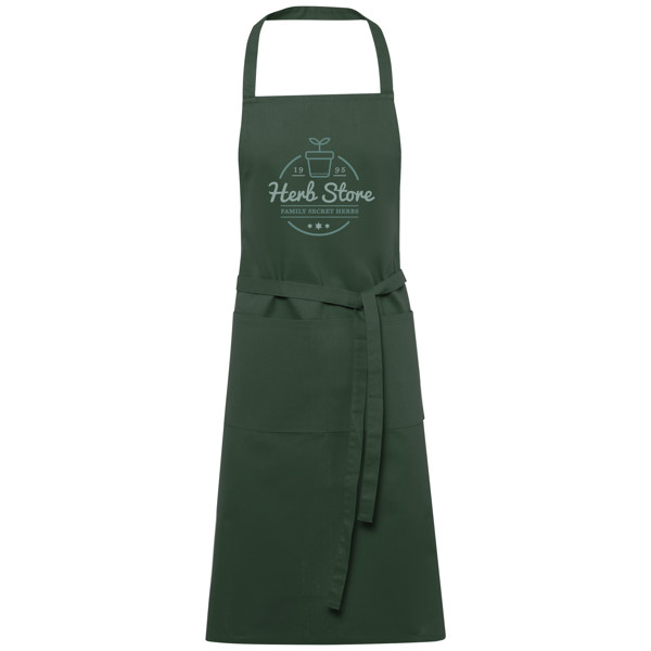 Orissa 200 g/m² organic cotton apron - Forest Green