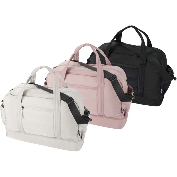 Puffer GRS recycled duffel bag with insulated bottom 30L - Sandstone