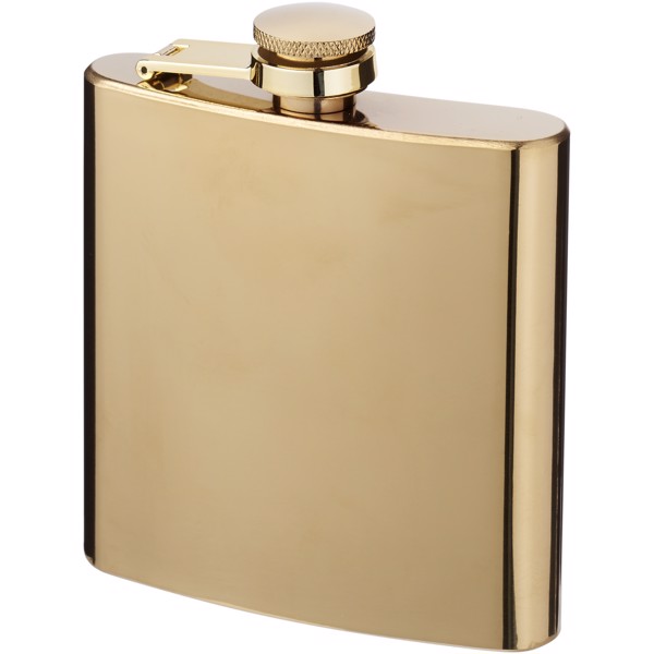 Elixer 175 ml gold hip flask