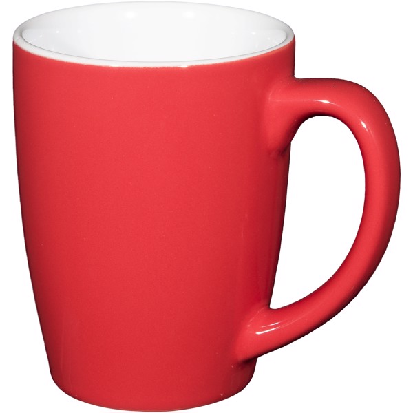 Taza de cerámica de 350 ml "Mendi" - Rojo